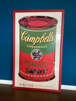 Cadre Warhol Campbell's Soup, Pop Art