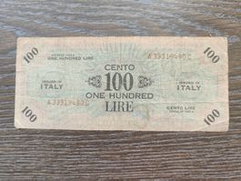 Italien 100 Lire 1943 !!!!!!!