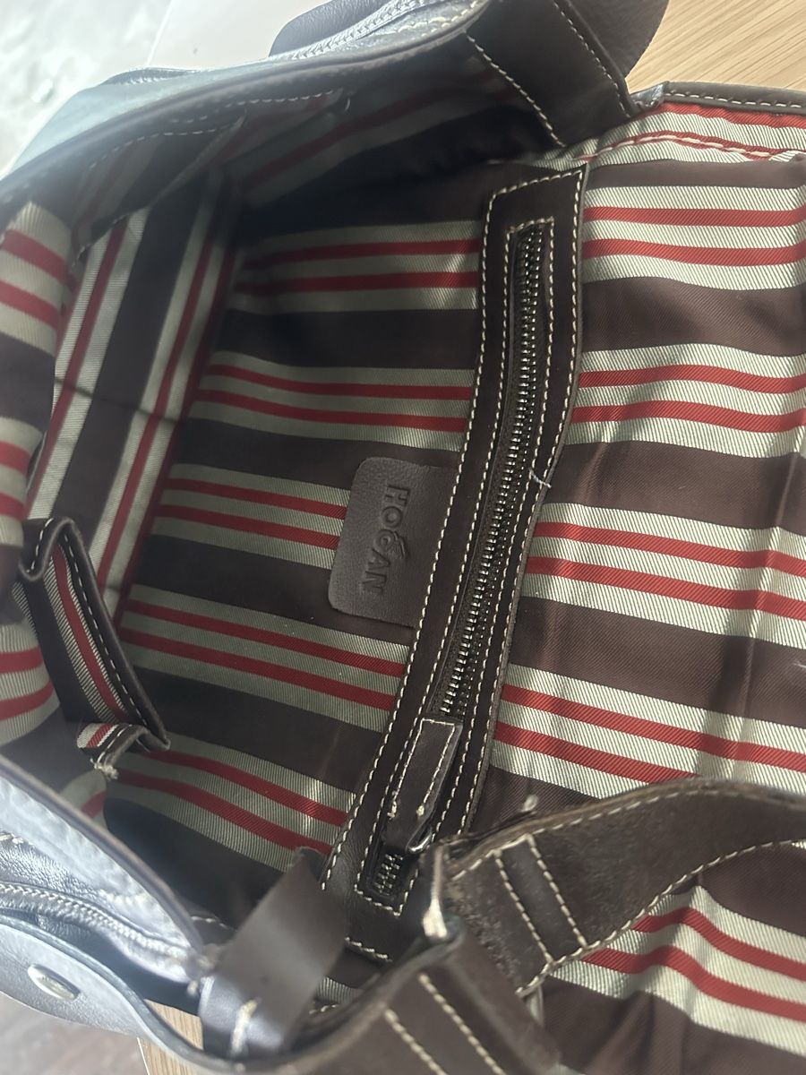 Borse da donna: Hogan Ledertasche, braun – Usato da Zürich venduto da millaiana 4