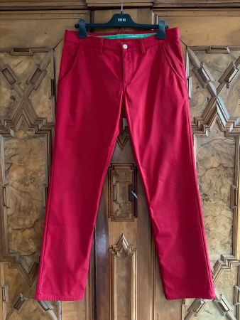 ALBERTO GOLF MODERN FIT Hose Gr. 48 Farbe: Dunkelrot
