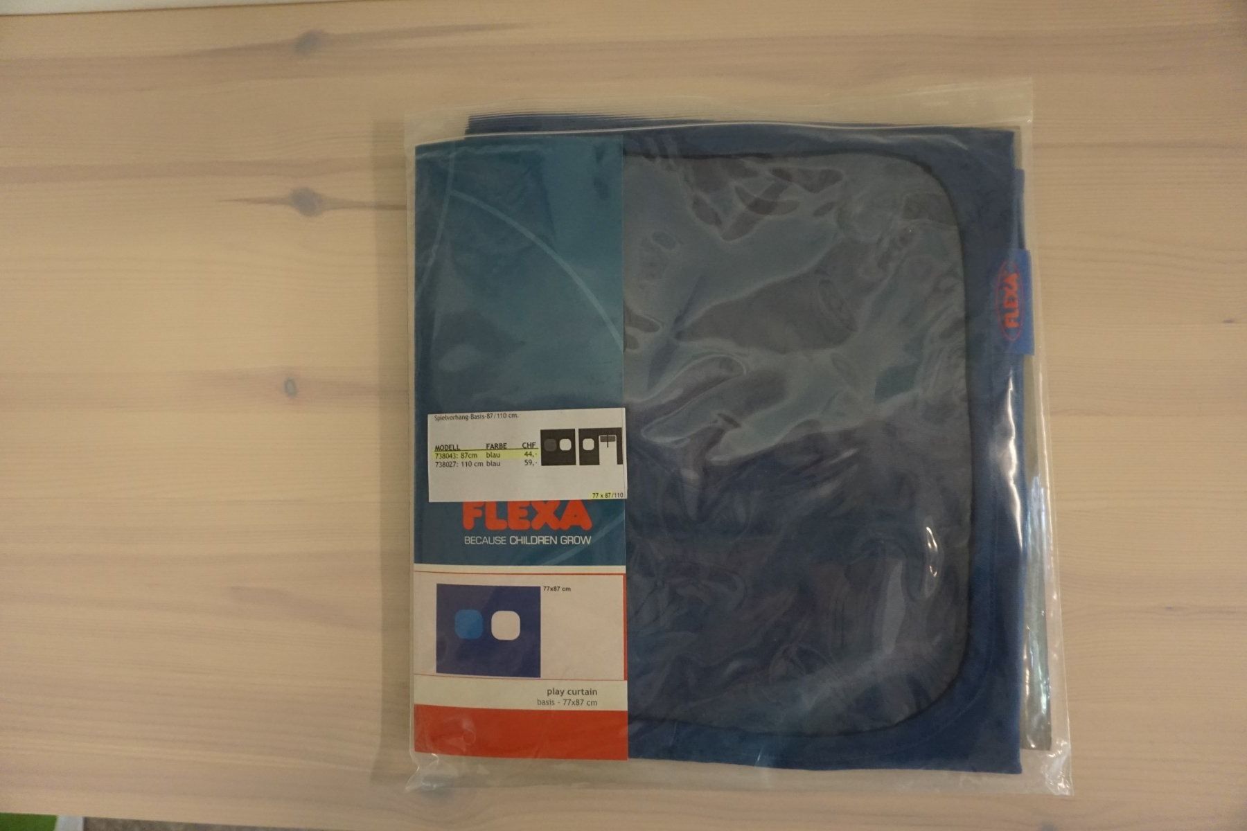 Flexa Tende: Flexa Spielvorhang blau – Nuovo e nell'imballaggio originale da Giswil venduto da sowo60 2