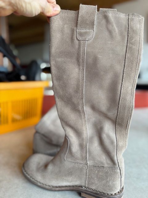 Kickers Damenschuhe: Bottes Kickers hautes en daim – Neu (gemäss Beschreibung) aus Enges von cordec 4