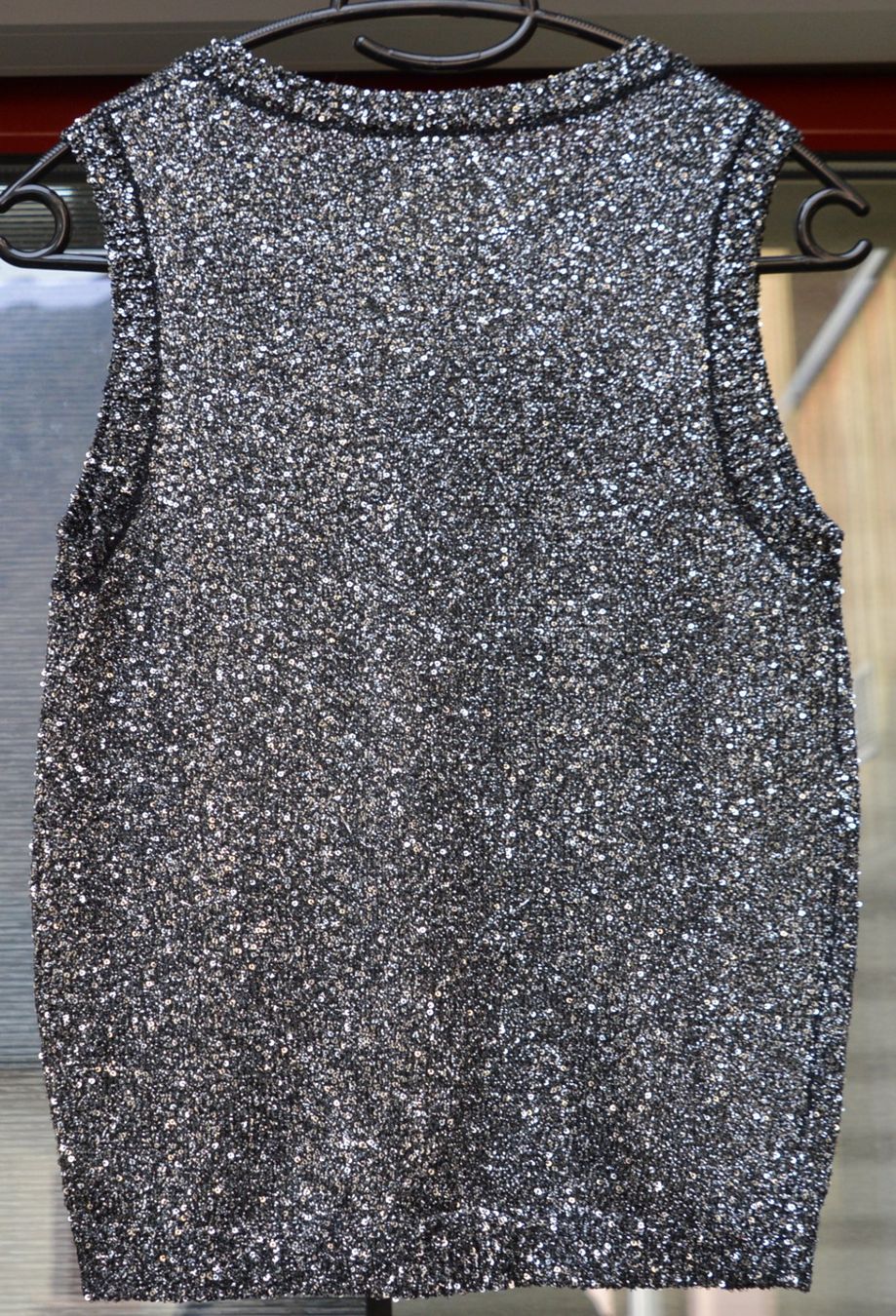 Chanel Camicette: Paillettenbluse CHANEL top à sequins .36 – Usato da Collonges venduto da Auganien 4