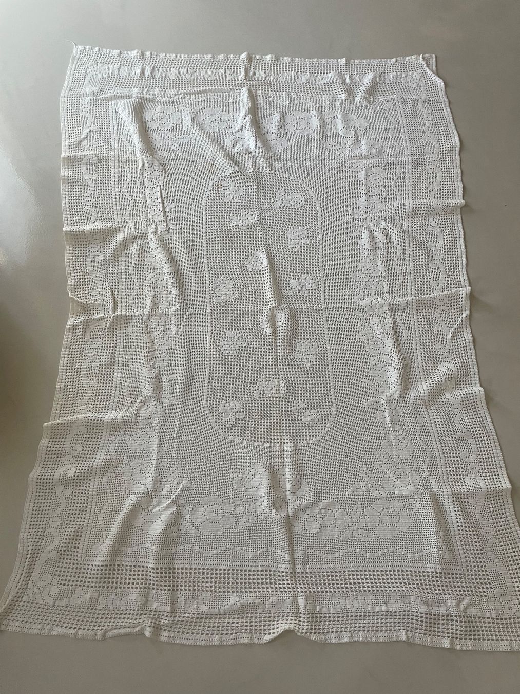 Altra biancheria da tavola: Tischdecke 180x130cm - Ricamo – Usato da Minusio venduto da Pink222 1
