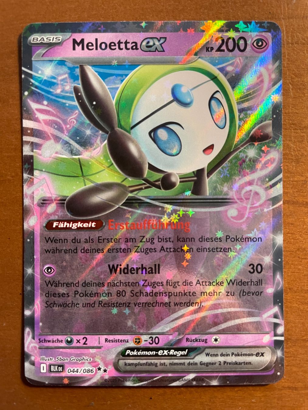 Pokémon Carte collezionabili: Pokemon Meloetta eX (Versand gratis) – Nuovo (secondo la descrizione) da Chur venduto da Angerson