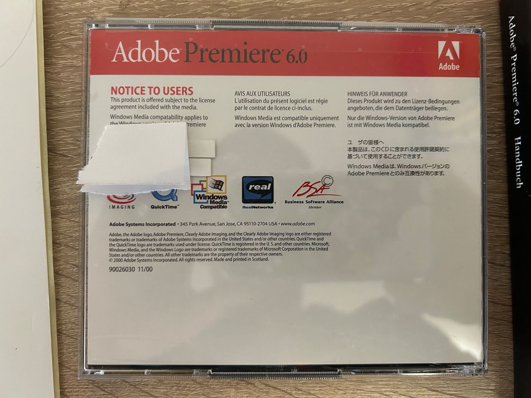 Adobe Applications: Adobe Premiere 6.0 Software mit Handbuch CD NEU – D'occasion à Gasel par Doraemon88 2