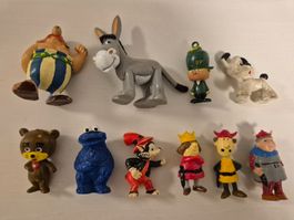 10 Vintage Figuren , Comic Figuren ,RAR,