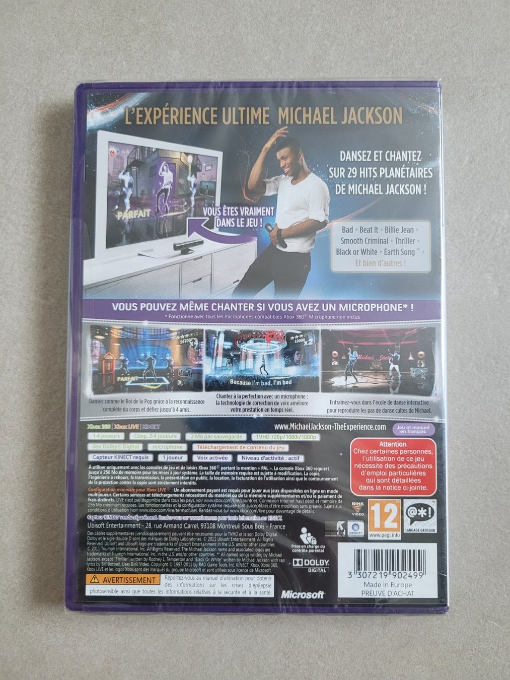 Giochi: Michael Jackson (Kinect, XBox 360), neu, sealed! – Nuovo e nell'imballaggio originale da Uezwil venduto da -Retrogames- 1