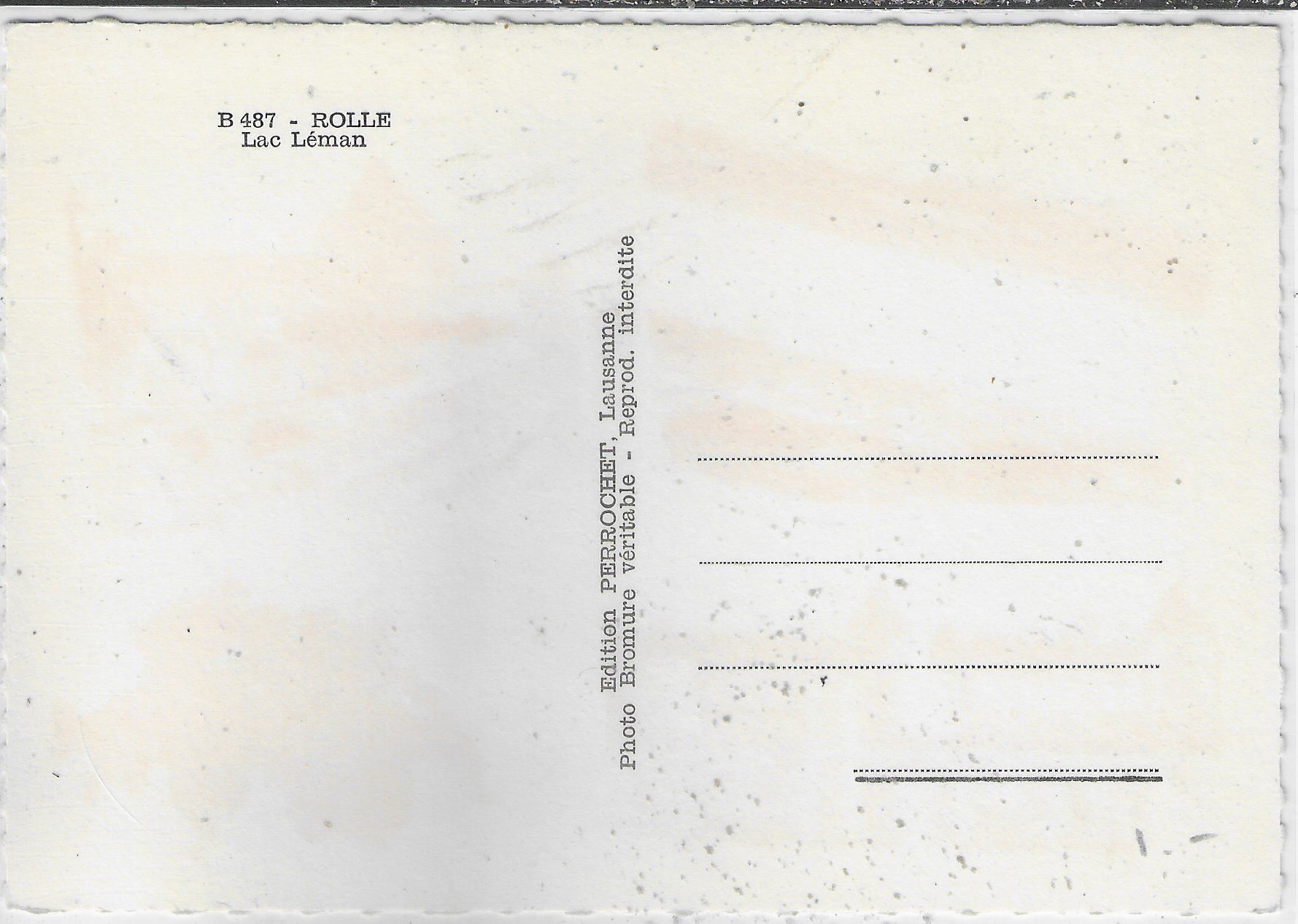 Cartoline postali: Rolle lac Leman - Multiview – Usato da Ettingen venduto da Kartenplanet 1