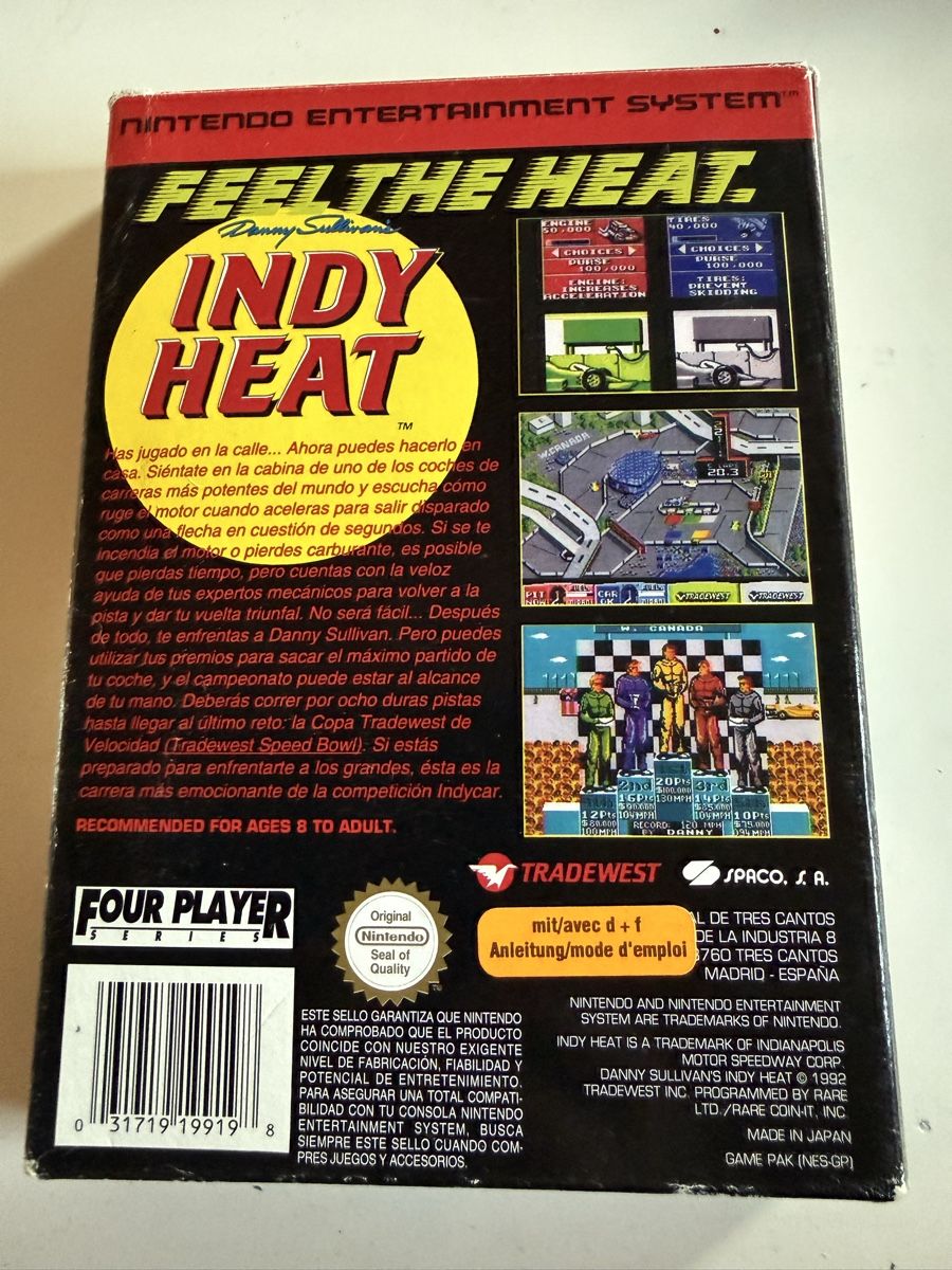Nintendo Giochi: Nintendo Nes Indy Heat – Usato da Birmensdorf ZH venduto da Kjus-Hackett 1
