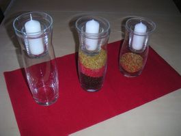 Kerzenlichter aus Glas