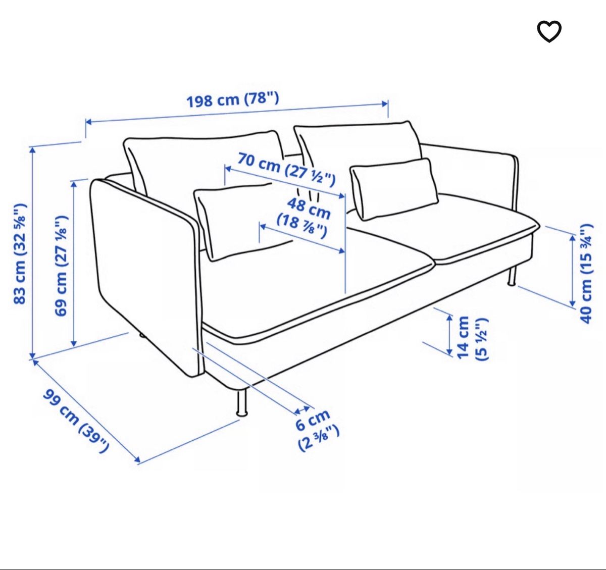 Ikea Sofas: 3er Sitzelement IKEA Söderhamn – D'occasion à Reinach BL par sum_k5mq 2