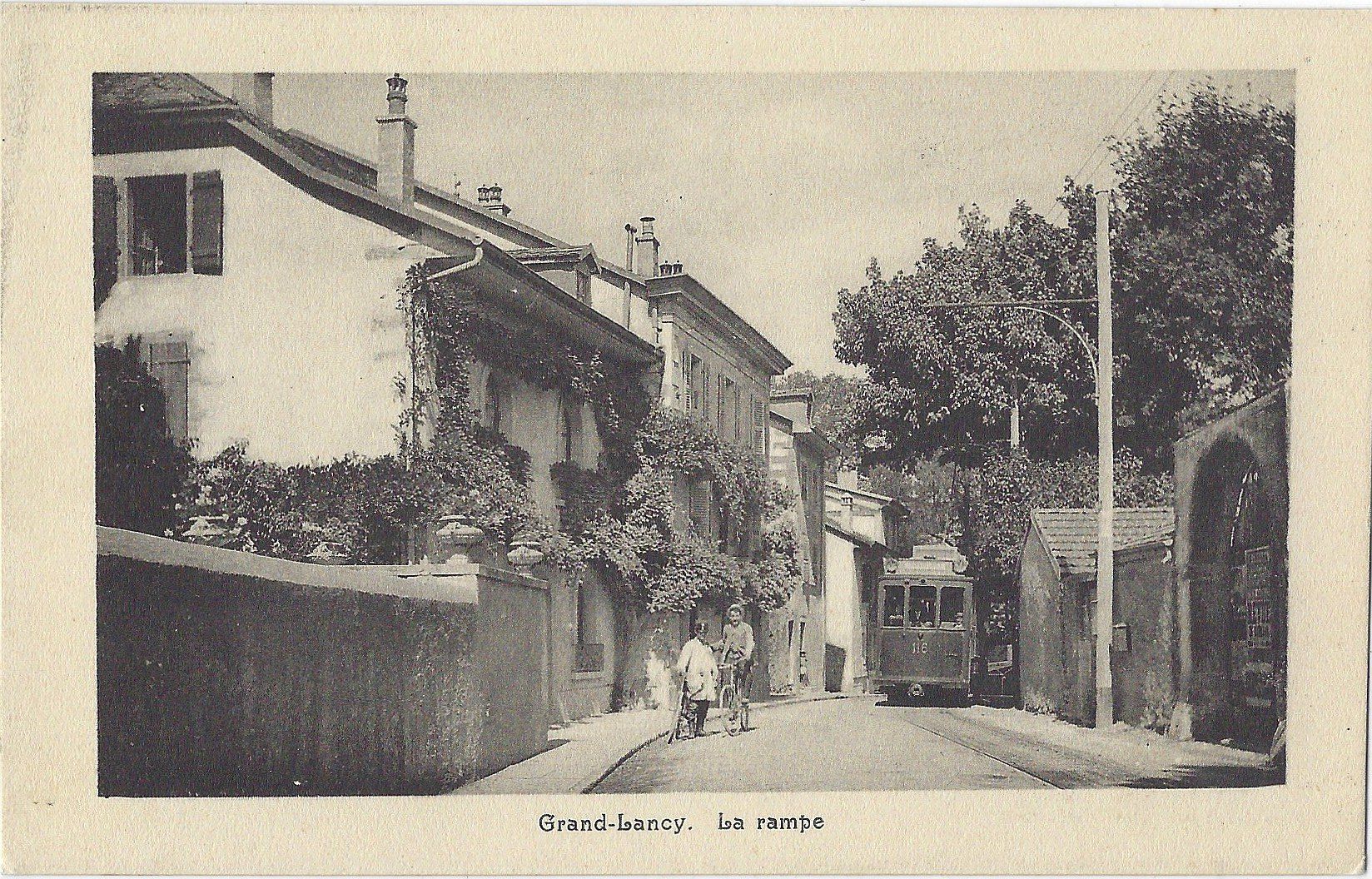 Cartoline postali: Grand-Lancy.    La  rampe – Usato da Bütschwil venduto da Jackson1A