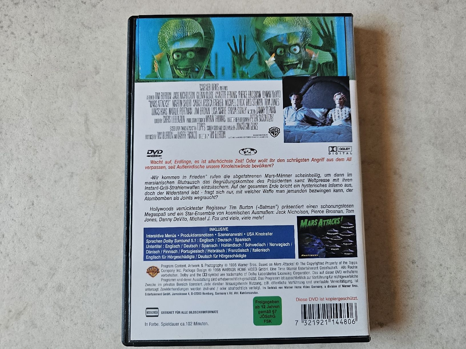 Tutti i DVDs: Mars Attacks  -  Netter Planet, den nehmen wir – Usato da Schneisingen venduto da backstore24 1