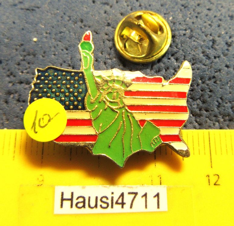 PIN USA LIBERTY AUF USA-UMRISS.FLAGGE | Kaufen auf Ricardo