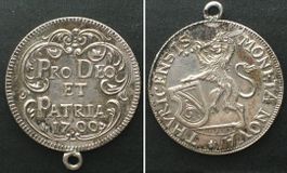 ZÜRICH 5 Schilling 1700 (Jezler-Prägung 1930er) Silber RAR!
