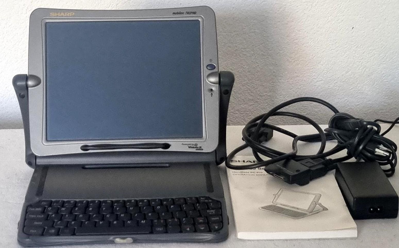 Sharp Notebook: Sharp Mobilon TriPad PV-6000 Handheld PC Pro – Usato da Collonges venduto da arashee 2