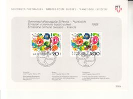 Sammelblätter PTT SBK 398a mit ET