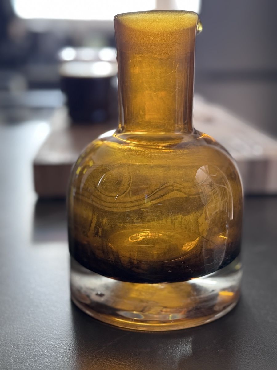 Karaffen: Karaffe Glas bernsteinfarben – Gebraucht aus Eichberg von OanaB 6