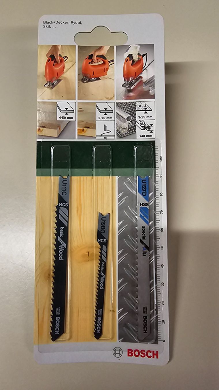 Bosch Scies: Stichsägeblatt Set, U-Schaft, 3-teilig – Neuf avec emballage d'origine à Jegenstorf par Bracher_Shop 1