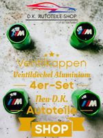 BMW M Ventilkappen Ventildeckel 4er-Set Aluminium in grün