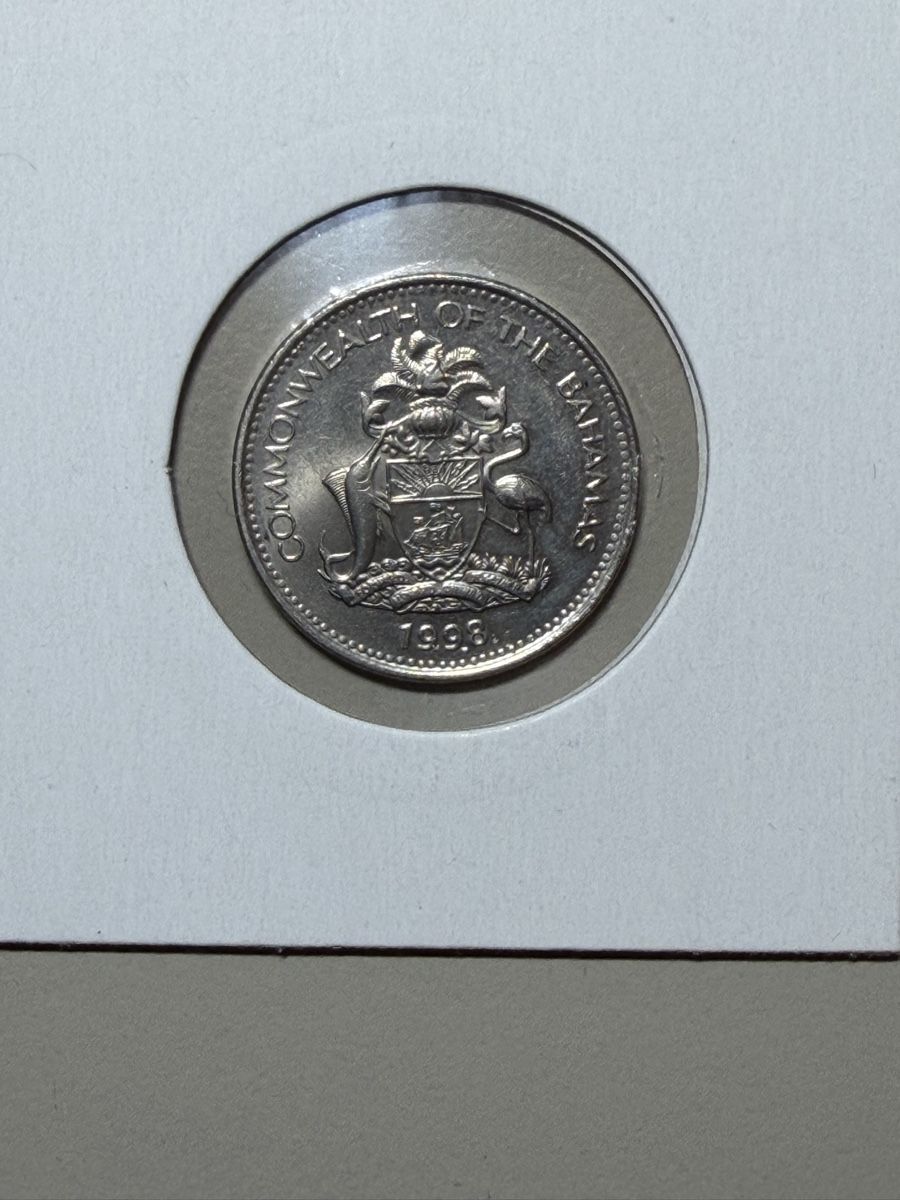 Toutes les monnaies: Bahamas - 5 cents - 1998 – D'occasion à Payerne par Mike1682 1