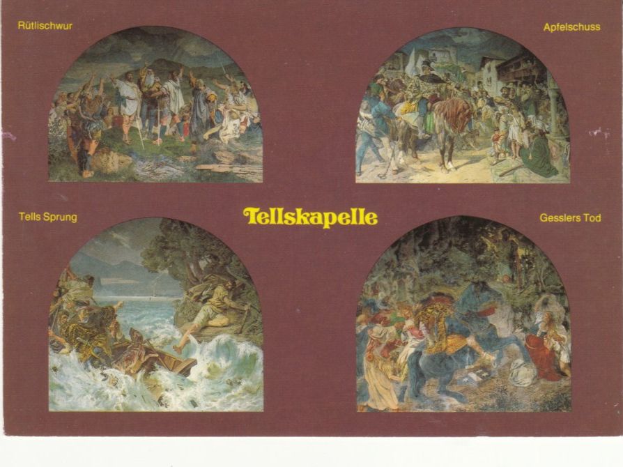 Ansichtskarten: Tellskapelle 1989 – Gebraucht aus Bürglen TG von StampGraf