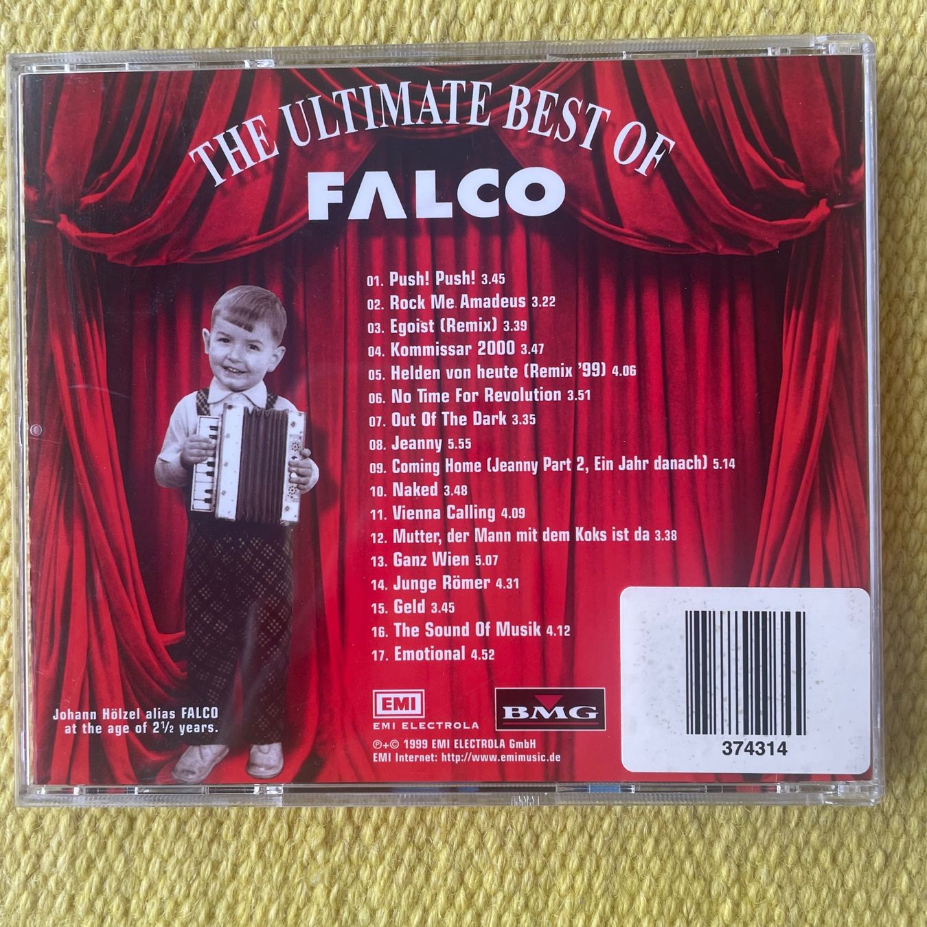 CD: FALCO-THE ULTIMATE BEST OF – Usato da Rorschacherberg venduto da CD-Roli 1