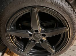 4 gebrauchte Alu-Winterräder 225/45R17 94V