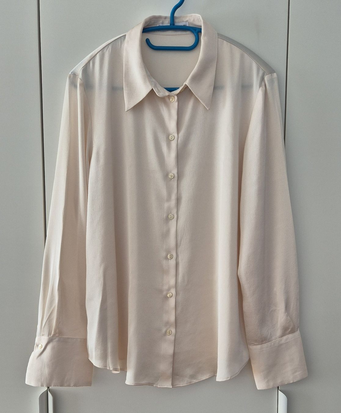 Mango Camicette: MANGO Satinbluse, creme, Gr. L – Usato da Münchenstein venduto da Trinity