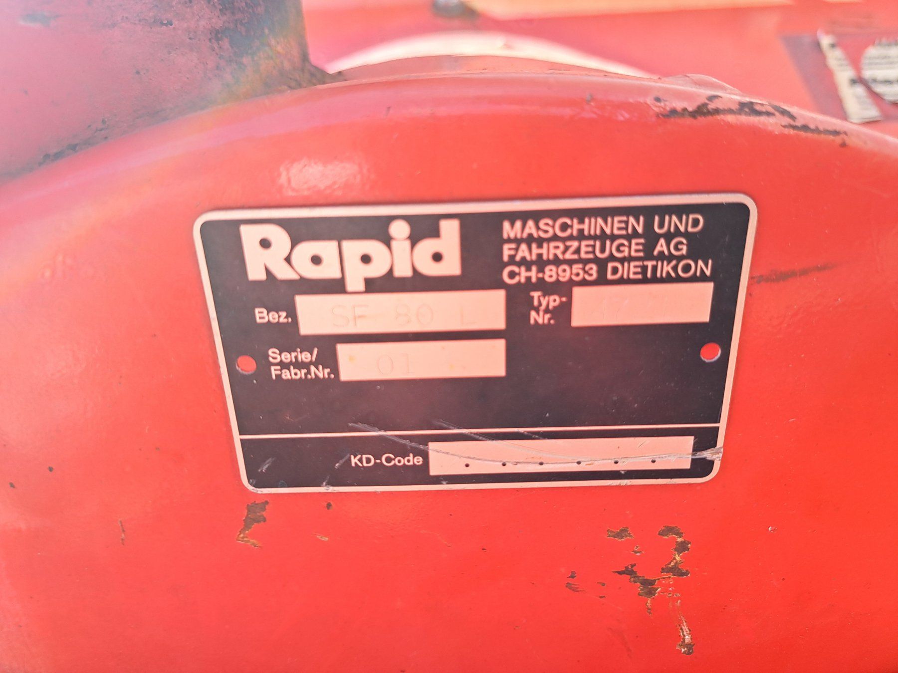 Schneeräumung: Rapid Schneefräse 105 – Gebraucht aus Landquart von Roaebla 6