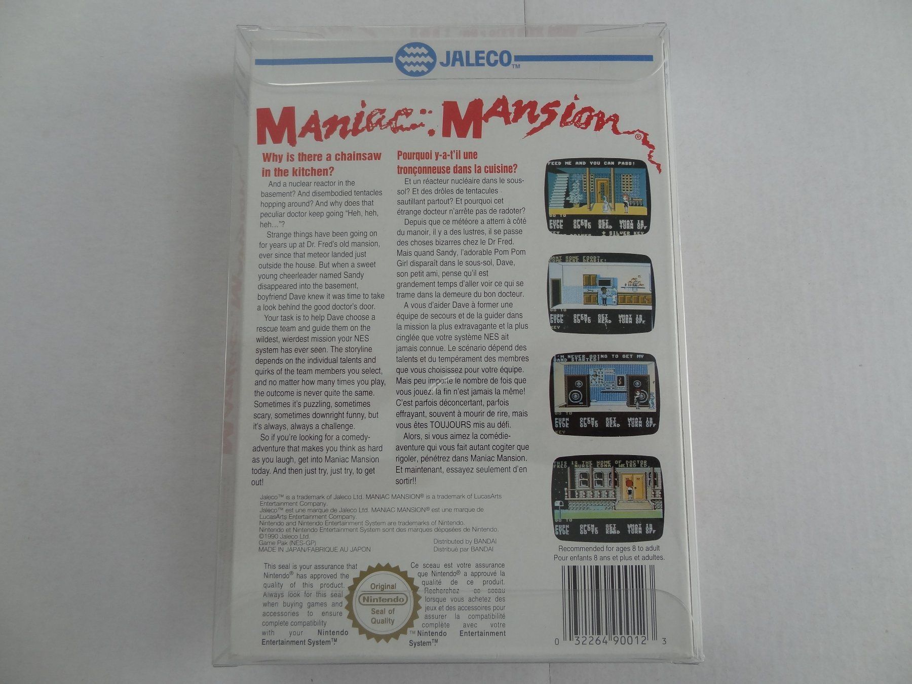 Giochi: MANIAC MANSION Nintendo NES E/FR NEU! – Nuovo e nell'imballaggio originale da Lyss venduto da Famicom 1