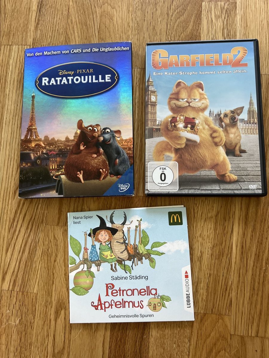 Tutti i DVDs: Ratatouille und Garfield 2 dvd – Usato da Zell  ZH venduto da sweety052