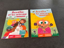 2 livres Annélia et les animaux