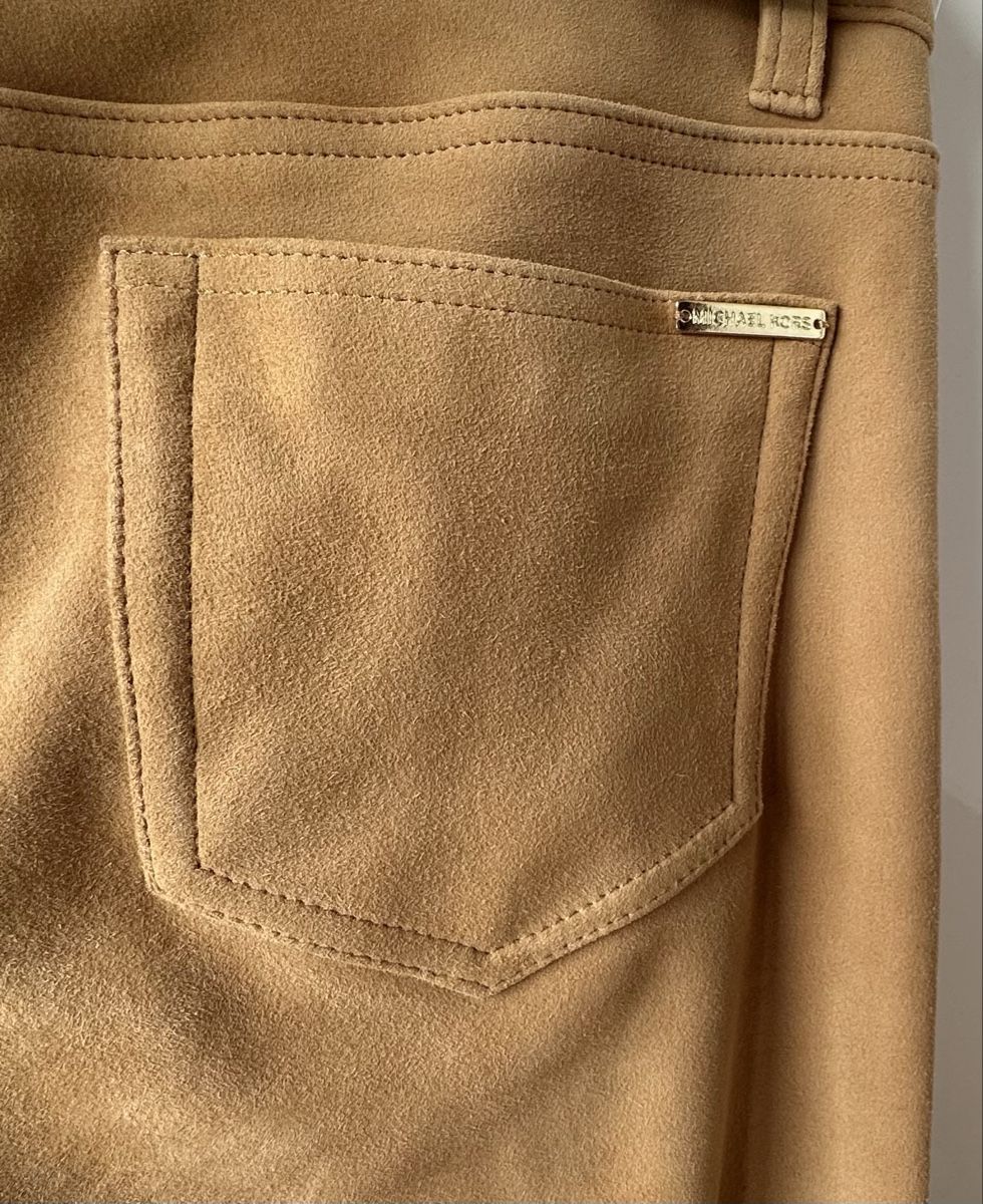 Michael Kors Pantaloni: Pantalone in vera pelle scamosciata Michael Kors – Nuovo (secondo la descrizione) da Castel San Pietro venduto da Moregi 2