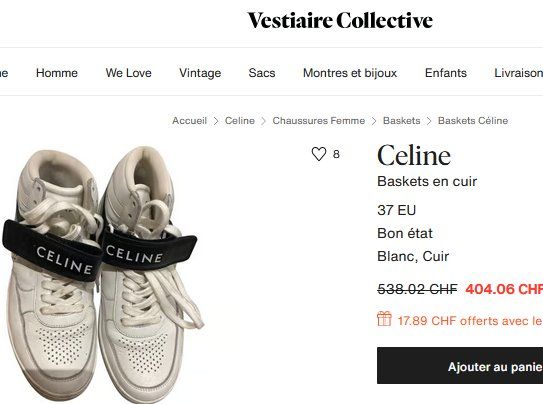 Celine Scarpe da donna: Sneakers Celine .38 – Usato da Collonges venduto da Auganien 9
