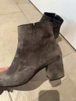 Paul Green Boots, Stiefeletten Grau, Wildleder Leder 38 Gr 5