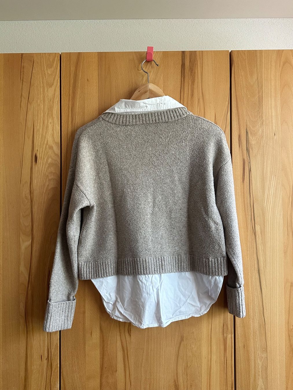 Primark Maglioni & Felpe: Pullover mit Hemd Einsatz beige Gr. XS – Usato da Schlieren venduto da car_2bwb 2