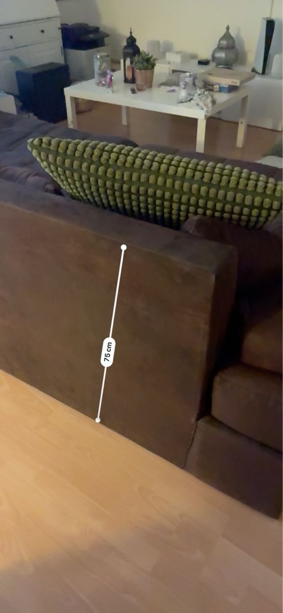 Conforama Sofas: Ecksofa braun 279cm guter Zustand – D'occasion à Embrach par Katharina82 4
