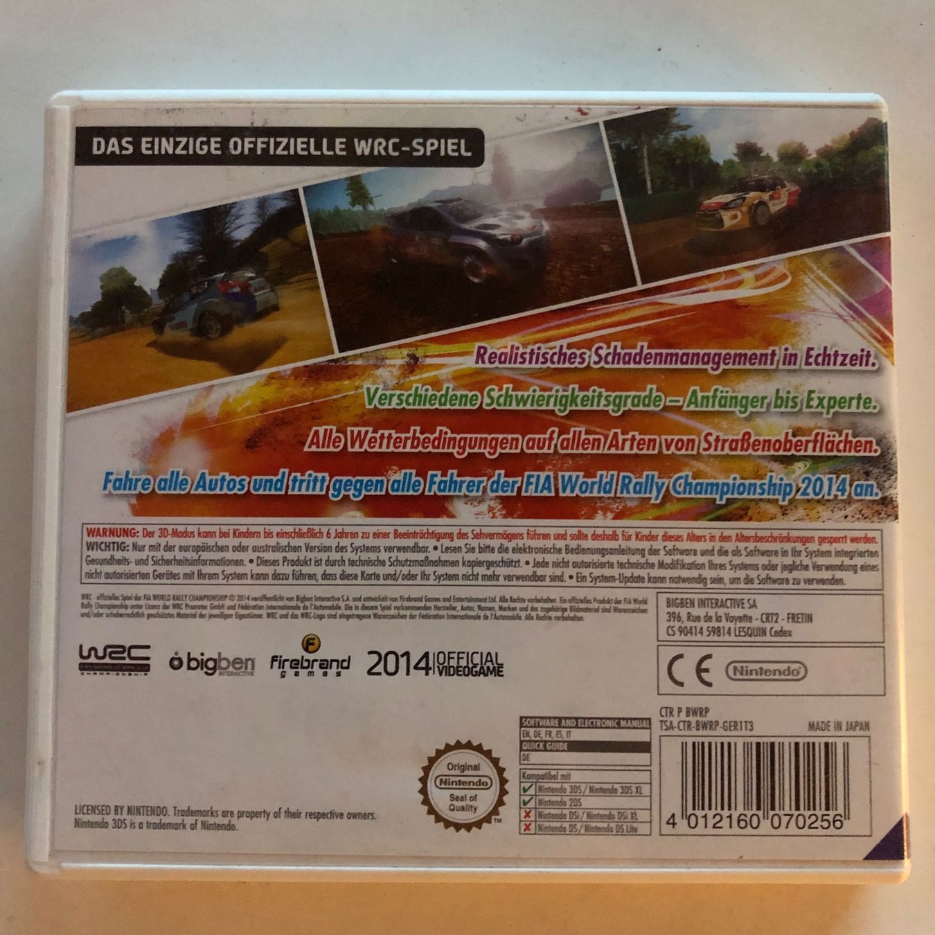 Nintendo Giochi: WRC für Nintendo 3DS – Usato da Kestenholz venduto da Mad18 2