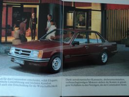 Prospekt Opel Commodore C 1981