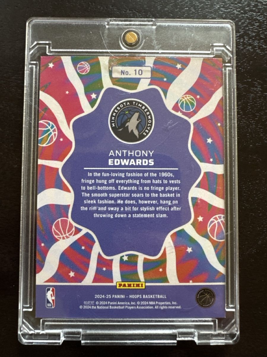 Nba Carte collezionabili: 2024 NBA HOOPS ANTHONY antman MINNESOTA TIMBERWOLVES – Usato da Affoltern am Albis venduto da mr_choppa 1