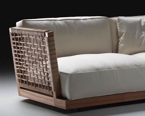 Sofas: Sofa Couch Polstermöbel Lounge Teakholz Rattan – Neu und originalverpackt aus Daisendorf von Wohn-Kult 3