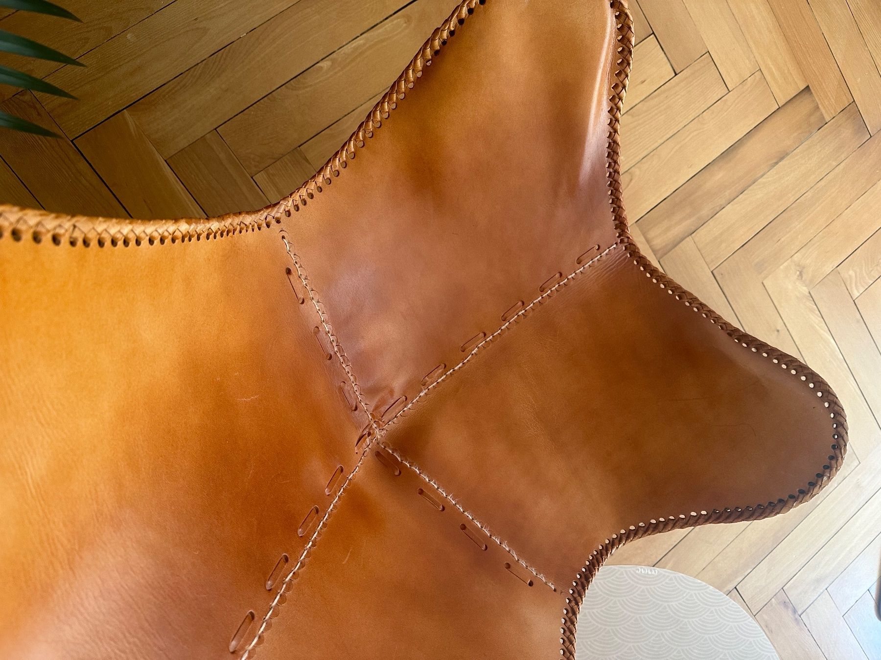 Livique Poltrone: Ledersessel / Butterfly Chair braun – Usato da Bern venduto da sarapha 4