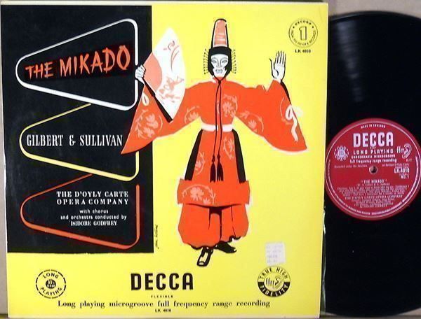MIKADO Gilbert & Sullivan Musical 1950 LP - Isidore Godfrey (Gebraucht ...