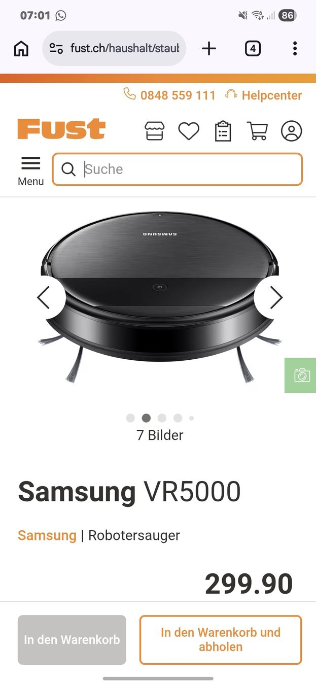 Samsung Aspirateurs & Accessoires: Staubsaugerroboter – D'occasion à Diepoldsau par Celine059