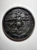Antiker japanischer Bronzespiegel Kagami Original