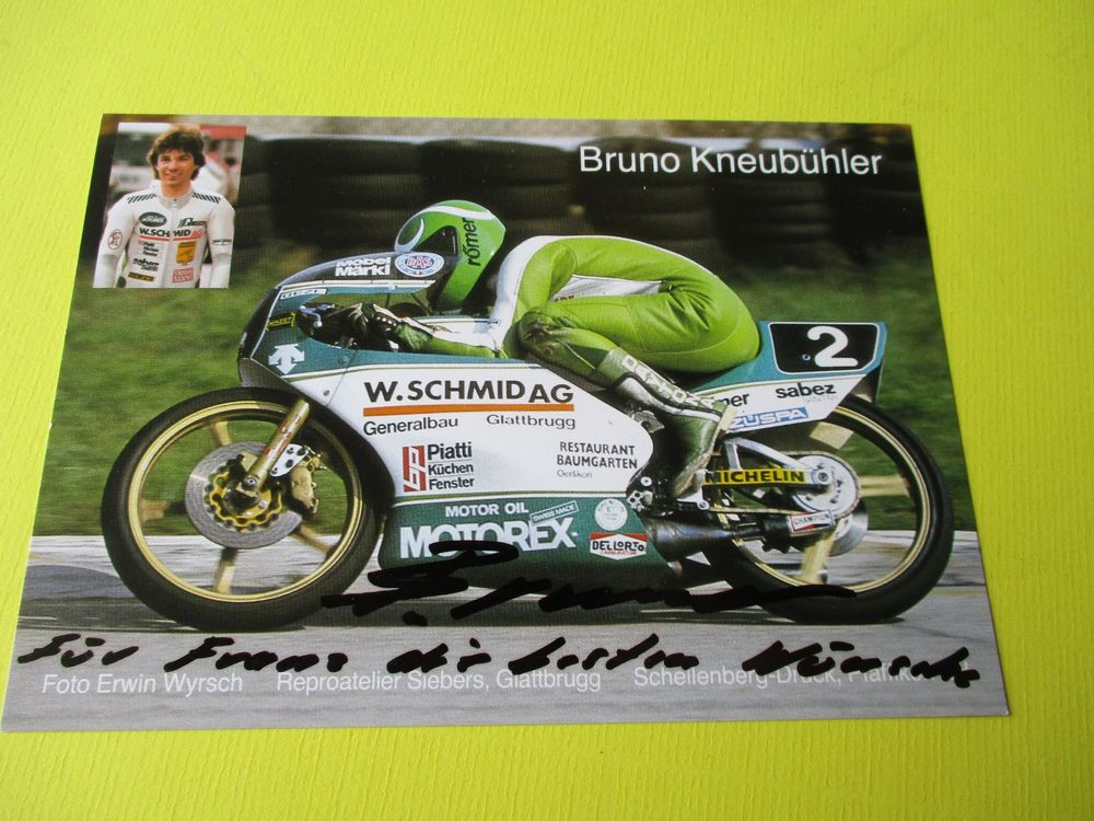 Bruno Kneubühler Original Autogramm Kaufen auf Ricardo