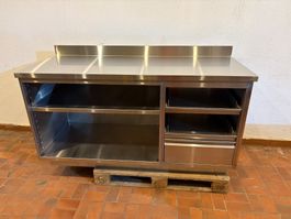 Gastro Chromstahlmöbel Arbeitstisch