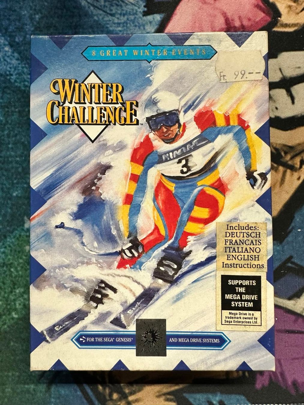 Sega Giochi: Winter Challenge Sega Genesis (Mega Drive) – Usato da Giubiasco venduto da Ticinerd